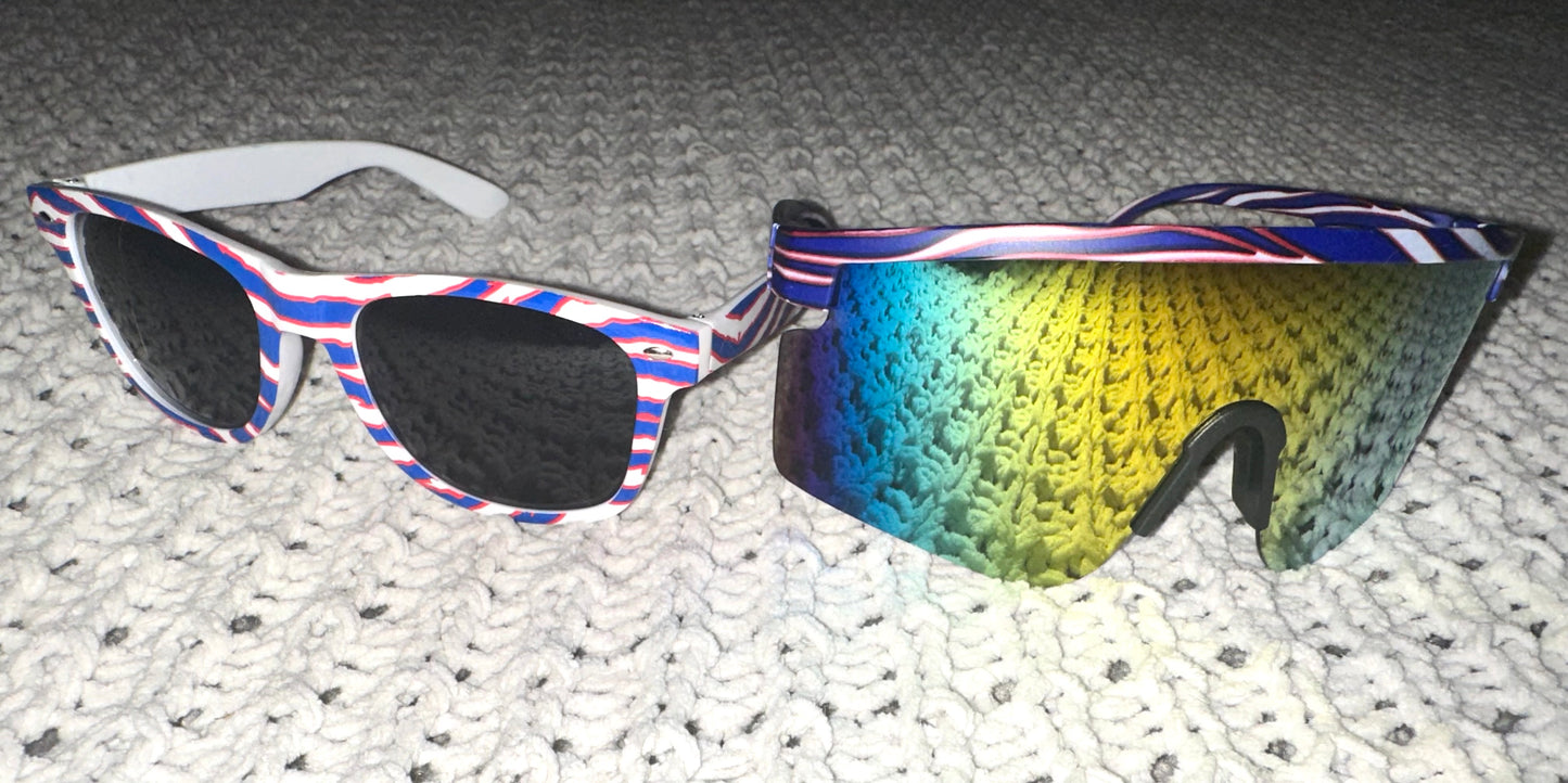 “DESTINY” Print sunglasses