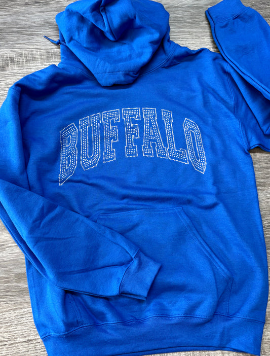 Buffalo Rhinestone Hoodie