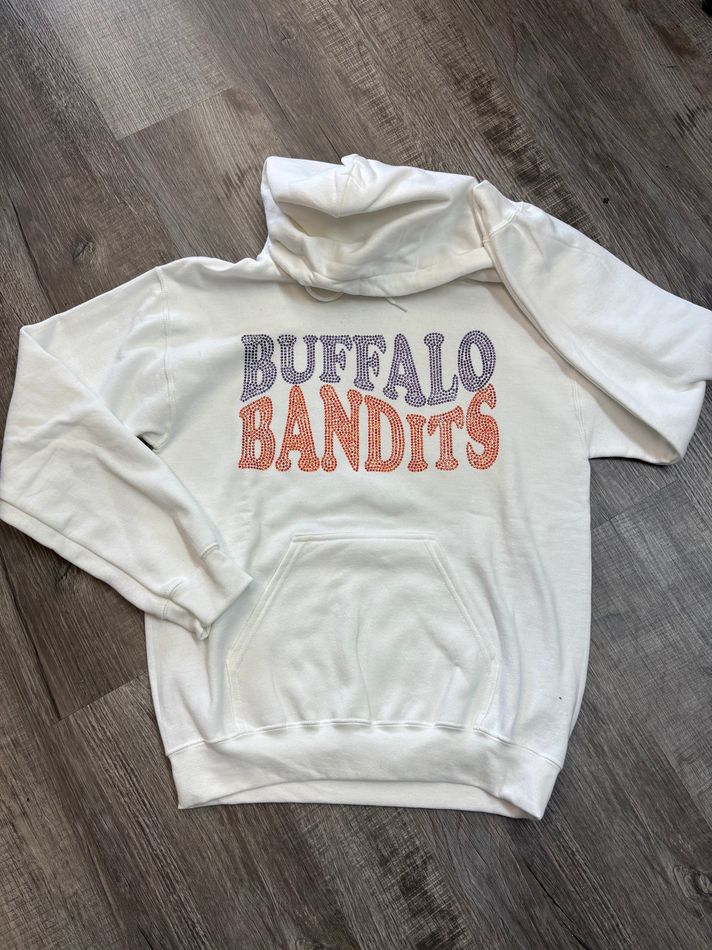 Buffalo Lacrosse Rhinestone Hoodie