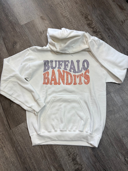 Buffalo Lacrosse Rhinestone Hoodie