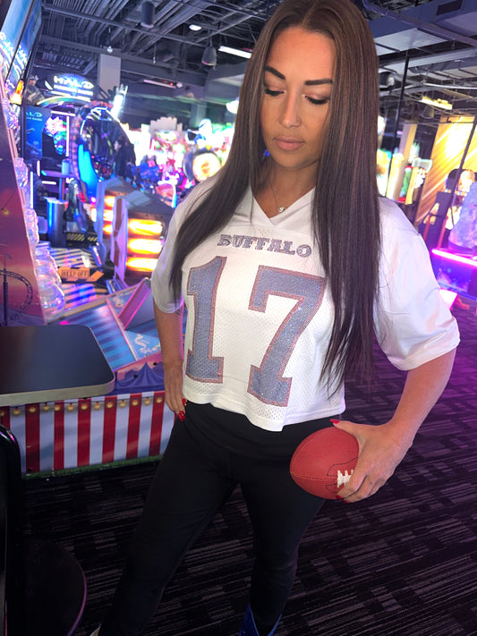 “17” Rhinestone Jersey