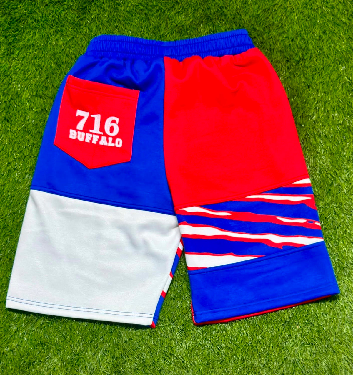 Color Block Football Shorts