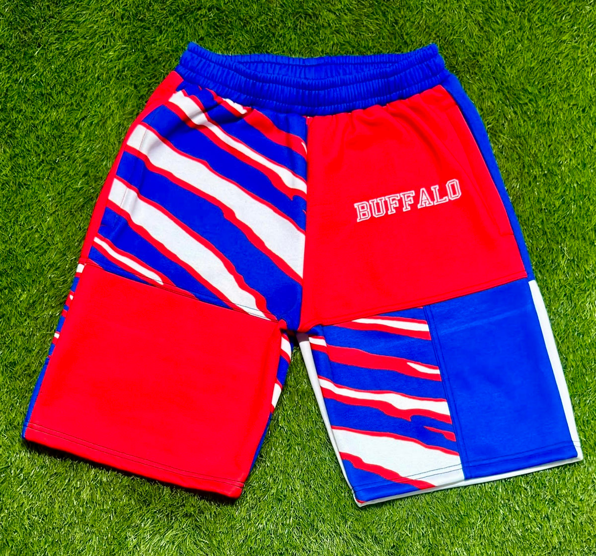 Color Block Football Shorts
