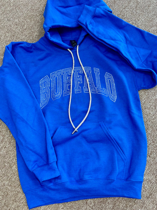 Buffalo Rhinestone Hoodie