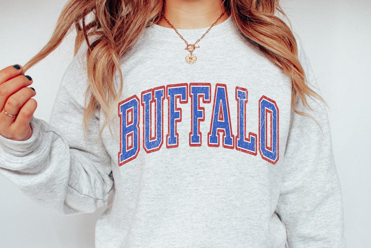 Buffalo Ash Gray Crew