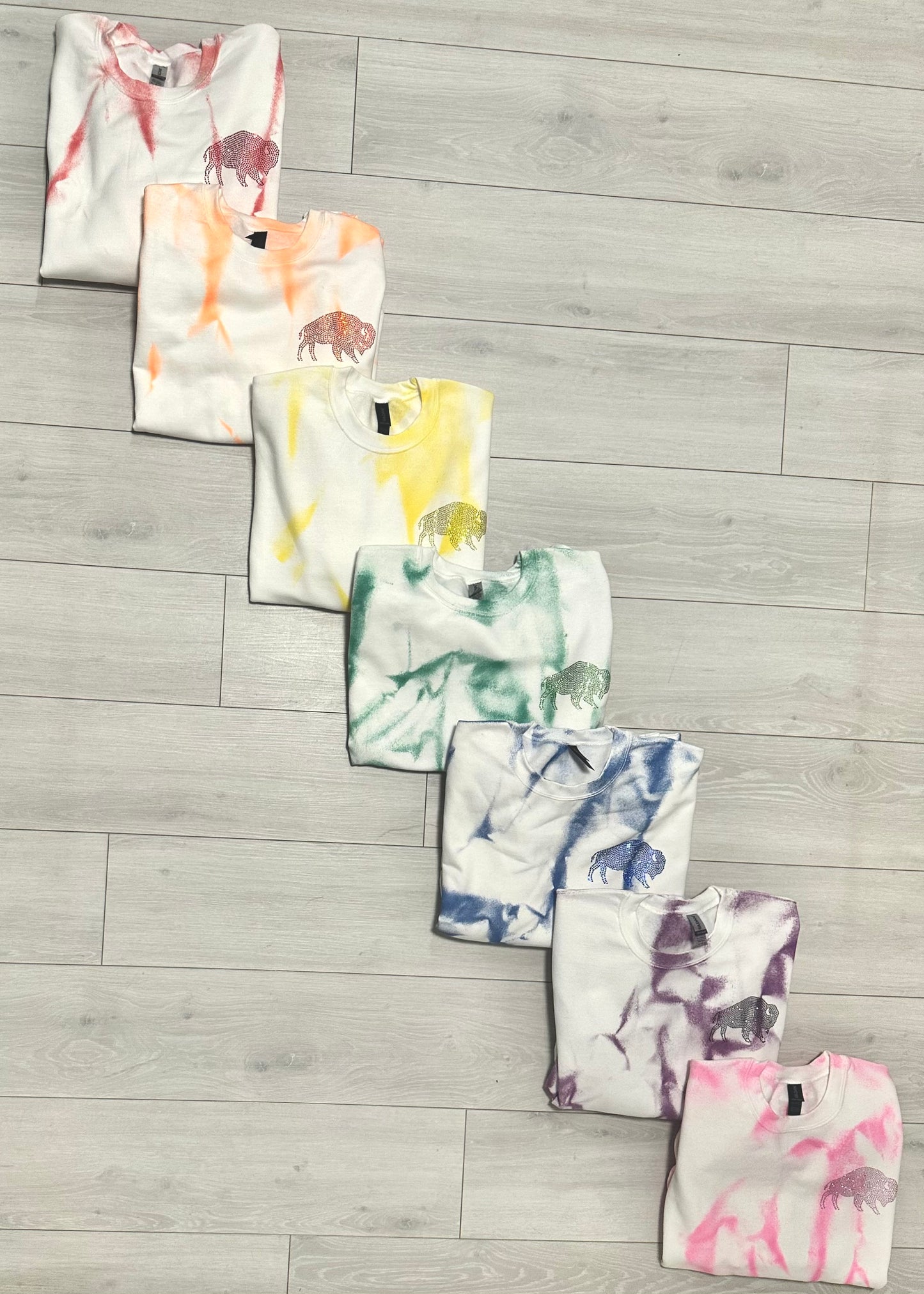 Rhinestone Buffalo Crewneck