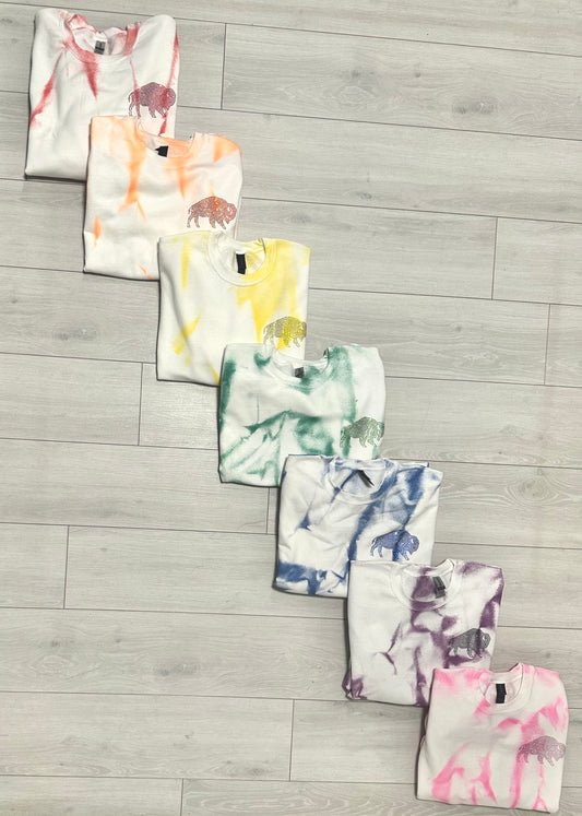 Rhinestone Buffalo Crewneck